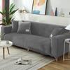 2-Seater Sofa Cover, Grey Velvet
