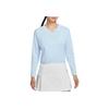 Solid Color V-Neck Long Sleeve Golf Shirt Women Tops IH1946-441
