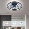 50 * 16cm Household Intelligent Chandelier Fan Electric Fan Light Restaurant LED Modern Simple Ceiling Fan Lamp