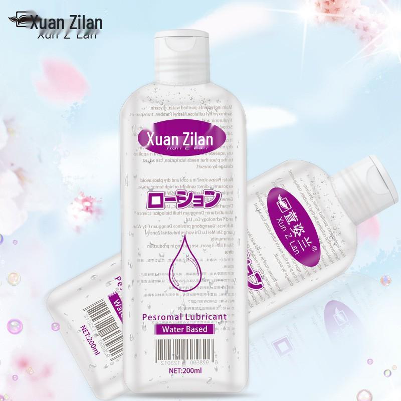 Xuanzilan Water-Based Lubricant 200ml - Water-Soluble Intimate Gel for Couples