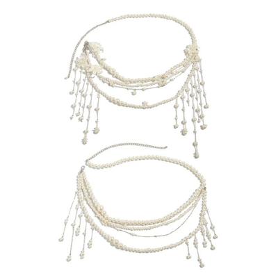 Adjustable Layered Belly Chain with Elegant Tassels Elegant Multi Layer Waist Belt Accessory for Weddings and Vacations