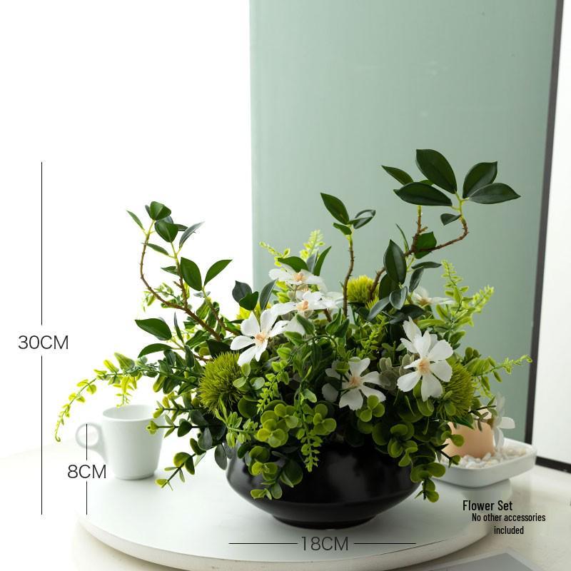 Nordic Modern Faux Flower Bouquet for Indoor Living Room or Dining Table Decor