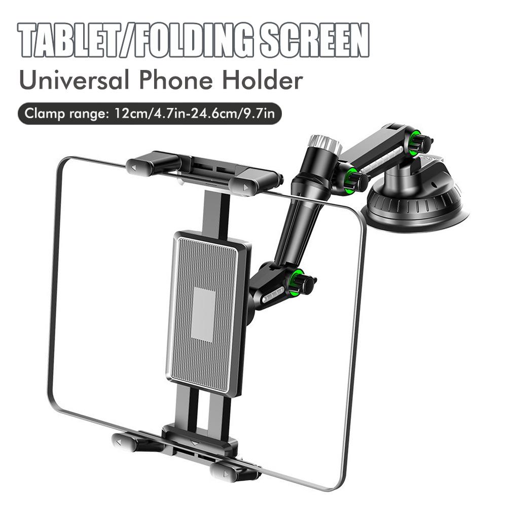2025 New Hot Dashboard Tablet Holder for Car Suction Car Mount With for All 7"-15" Pad Tablet and 4" - 7"Straight Panel Phone