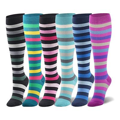Lot de 3 paires de chaussettes de compression hautes pour femmes
