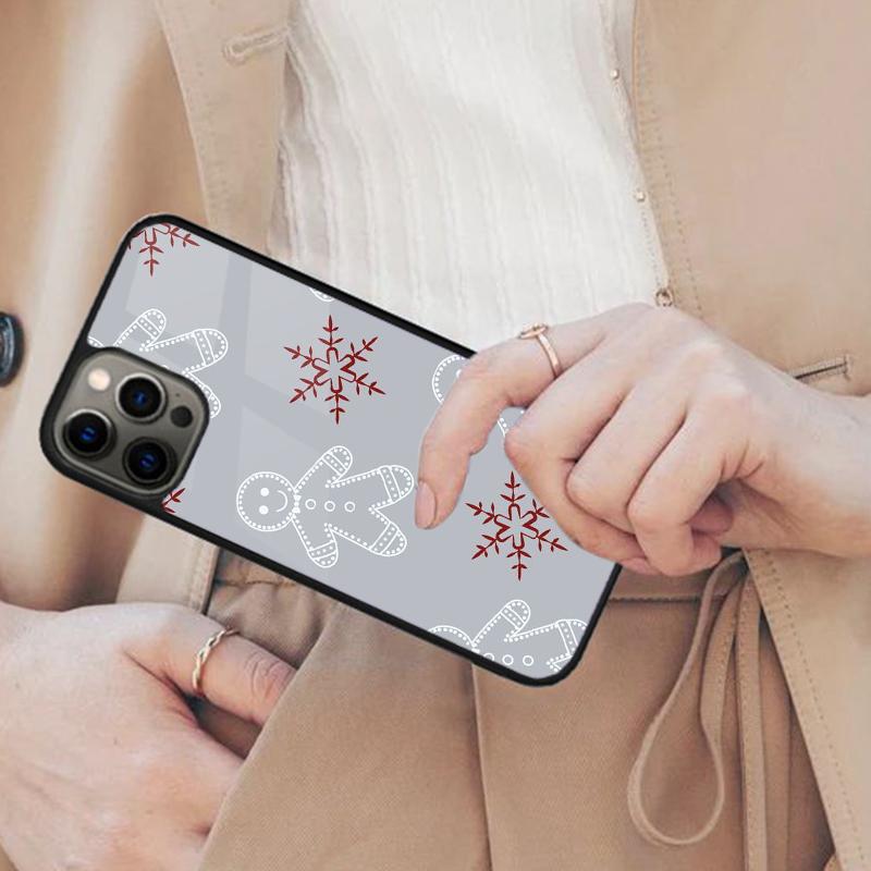 

Christmas Snowflakes Magnetic Phone Case For APPLE iPhone 17 Air 16 14 13 12 Pro Max 15 Plus Wireless Charge With MagSafe Cover iPhone 13mini