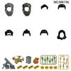 Military Building Blocks Soldier 88mm Flak Gun Cannon Rocket Artillery Military Army War Weapons NSV Backpack Assembly Brick Toy