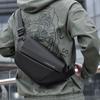 Wasserdichte Crossbody-Tasche, Funktionale Herren-Arbeitstasche zum Radfahren, Modische Herren-Brusttasche aus Oxford-Gewebe, Schultertasche für den Weg zur Arbeit