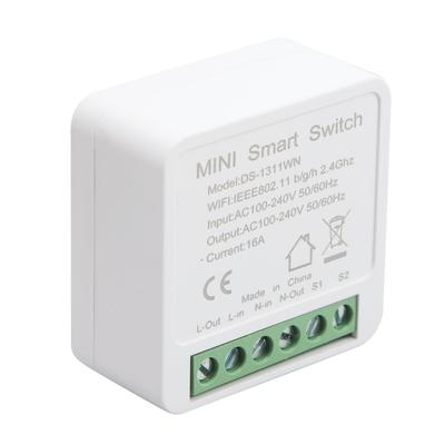 Mini Smart WiFi Switch DIY Home Wall Light Control Module 16A AC100?240V 5060HZ
