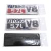 High quality ABS material scientifically suitable for TUNDRA car logo TUNDRA IFORCE 5.7L V8 car sticker TRD pickup truck