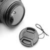 49mm 52mm 55mm 58mm 62mm 67mm 72mm 77mm Kameraobjektivdeckel Aufsteckbar Mittig zu greifen Objektivabdeckung für Nikon Sony Canon DSLR-Objektive