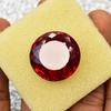 Natural Red Ruby Loose Gemstone 51.5 Ct Round Cut Mozambique for Jewelry Making and Gem Collections