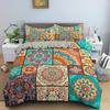 3D Printed Bohemian Ethnic Mandala Comfortable Duvet Quilt Cover Pillowcase Bedding Set Children Bedroom Decoration Home Textile