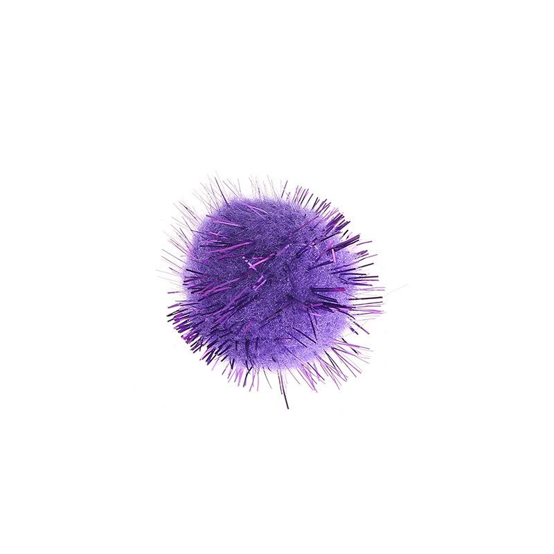 Palla di Peluche Gatto Silenzioso & Bastoncino Giocattolo - Giocattolo Interattivo per l'Auto-Intrattenimento
