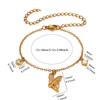 Tassel Pendant Heart Butterfly Moon Anklet For Women 2026 Beach Vacation Summer Waterproof Chain Foot Chain Jewelry Fashion Gift