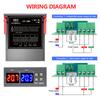 STC-1118 Dual Display Temperature Controller Long Lifespan -11℃~+111℃ Range NTC Dual Probe for Industrial Use Wide Application