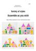 Children's Wooden & Acrylic Translucent Rainbow Building Blocks - Creative Educational Toys for Early Learning