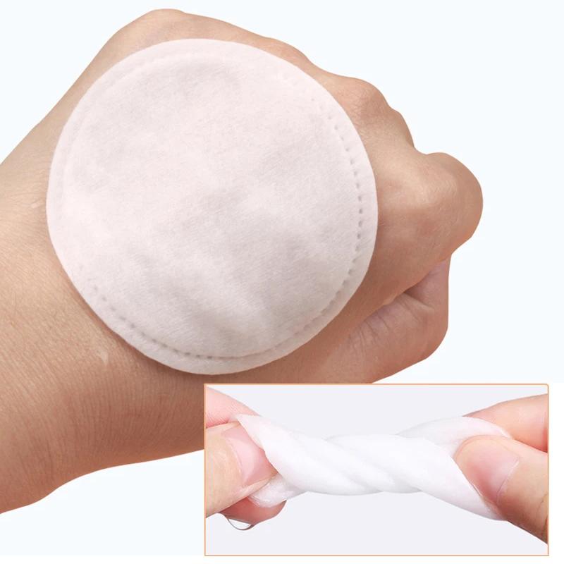 100Pcs/Pack Make Up Cosmetic Cotton Pads Wipe Pads Nail Art Cleaning Pads Soft Daily Supplies Facial Cotton Makeup Remover Tool