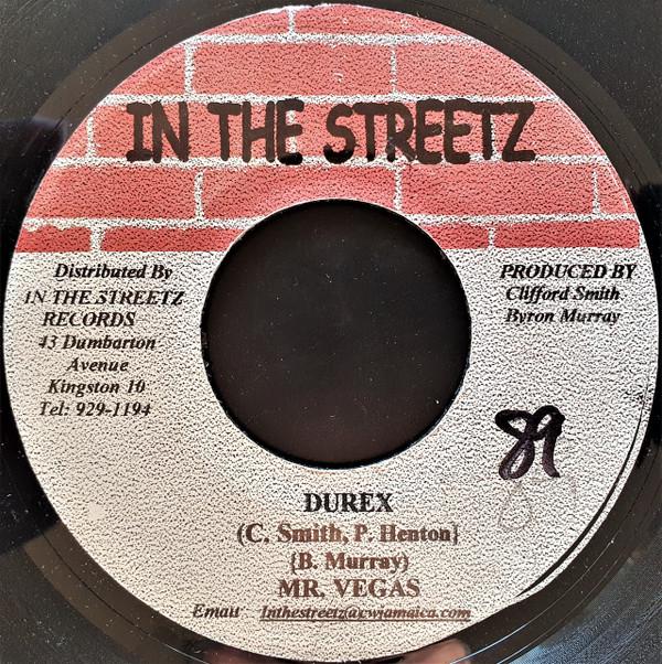 

7inch Record MR. VEGAS - Durex NONE In The Streetz Jamaica Reggae, Ska & Dub Used