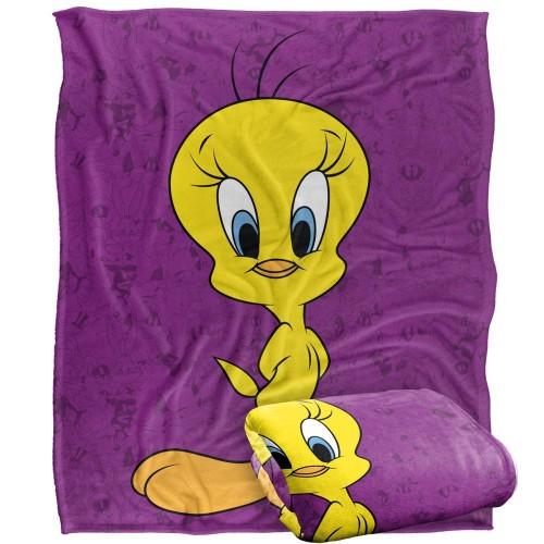Looney Tunes Character Collage Tweety Blanket