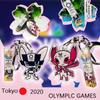 Exclusive 2020 Tokyo Olympics Keychain Souvenir Featuring Miraitowa Someity In Acrylic