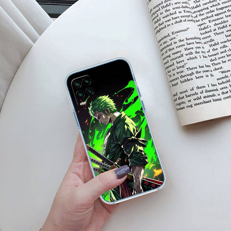 MH125 One Piece Zoro Case for Motorola E7 G6 G7 G8 G9 Plus Power Play G10 G20 G04 E30 E40 E22 E20 E13 E15 G22 G23 G05 G75 G35 G55