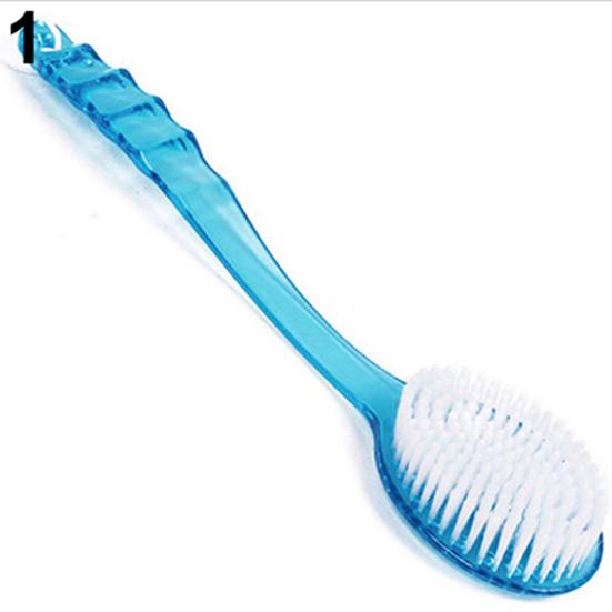 Long Handled Body Bath Shower Back Brush Scrubber Massager Skin Cleaning Tool