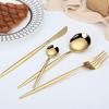 24/30pcs Dinnerware Set Fork Spoon Set Stainless Steel Dinnerware Set for Family Gatherings Rust-proof Cutlery for 6 for Kitchen