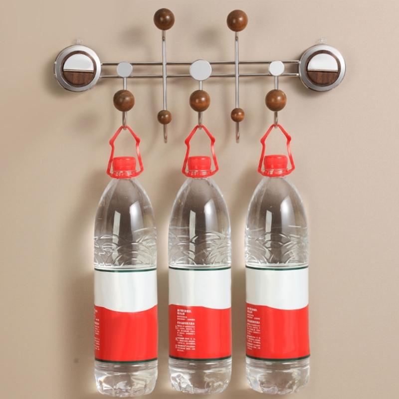 Suction Cup Hook for Bedroom Bathroom Door Mounted Living Room Clothes Hanger Strong Load Capacity Storage Rack