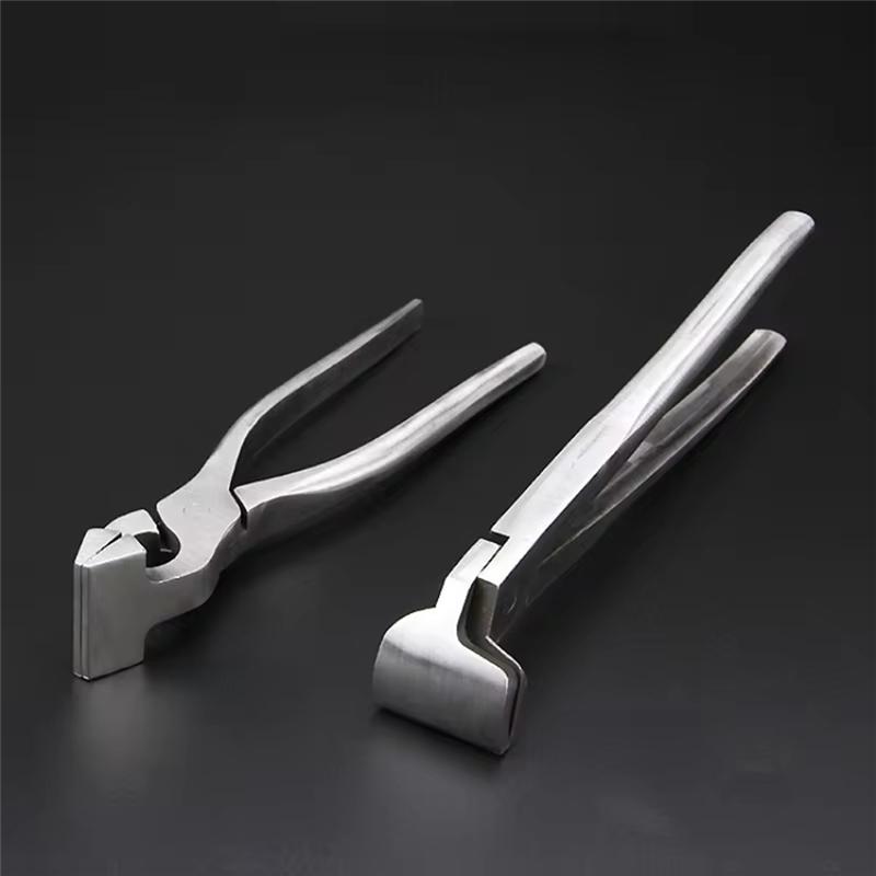 Good-Leather Edge Fixed Clamp Leather Bag Making Pliers Leather Edge Adjustment Flattening Pliers Shoemaker Repair Tools