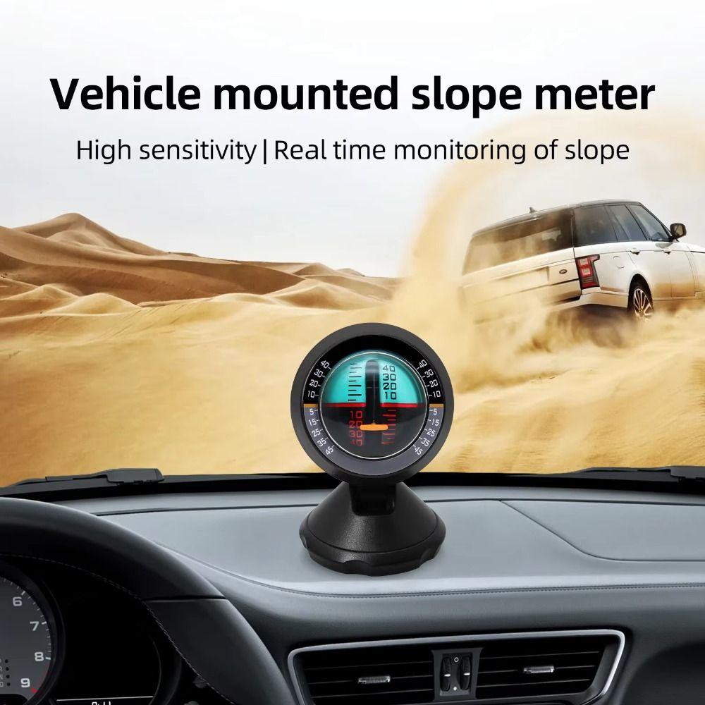 Multifunction Car Inclinometer Digital Vehicle Compass Inclinometer Auto Universal Compass Vehicle