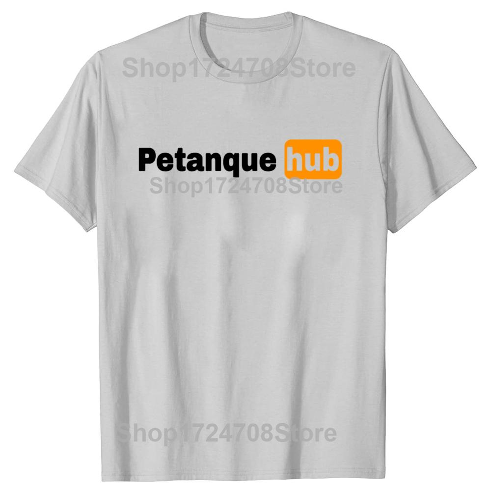 Lustige Boule Petanque Hub Klassische Grafik T-Shirts Herren Damenmode Lässiges T-Shirt 100% Baumwolle Lockeres Oversize T-Shirt