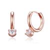 ELLE Jewelry 14K GF Basic Cubic Point One-Touch Earrings ELGPEE554