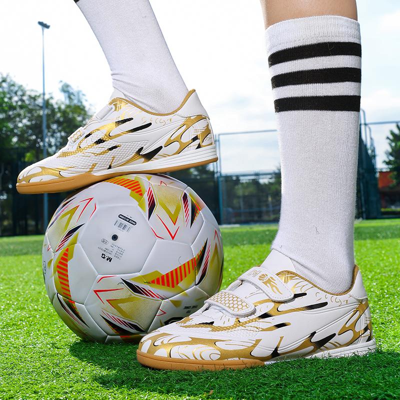 Scarpe da Calcio da Ragazzo Suola Morbida in Gomma Scarpe da Calcio da Allenamento Professionali per Erba Sintetica per Ragazze