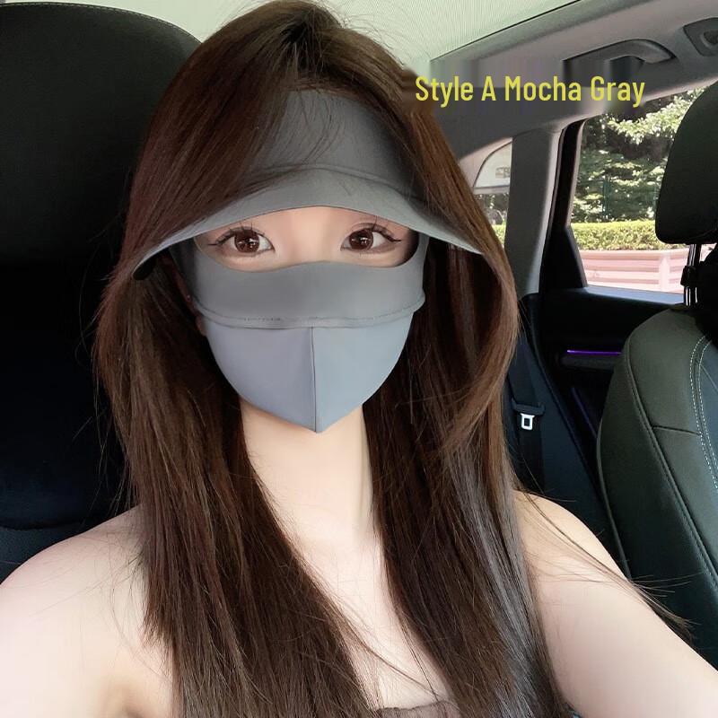 Women's Outdoor Sun Protection Brimmed Face Mask