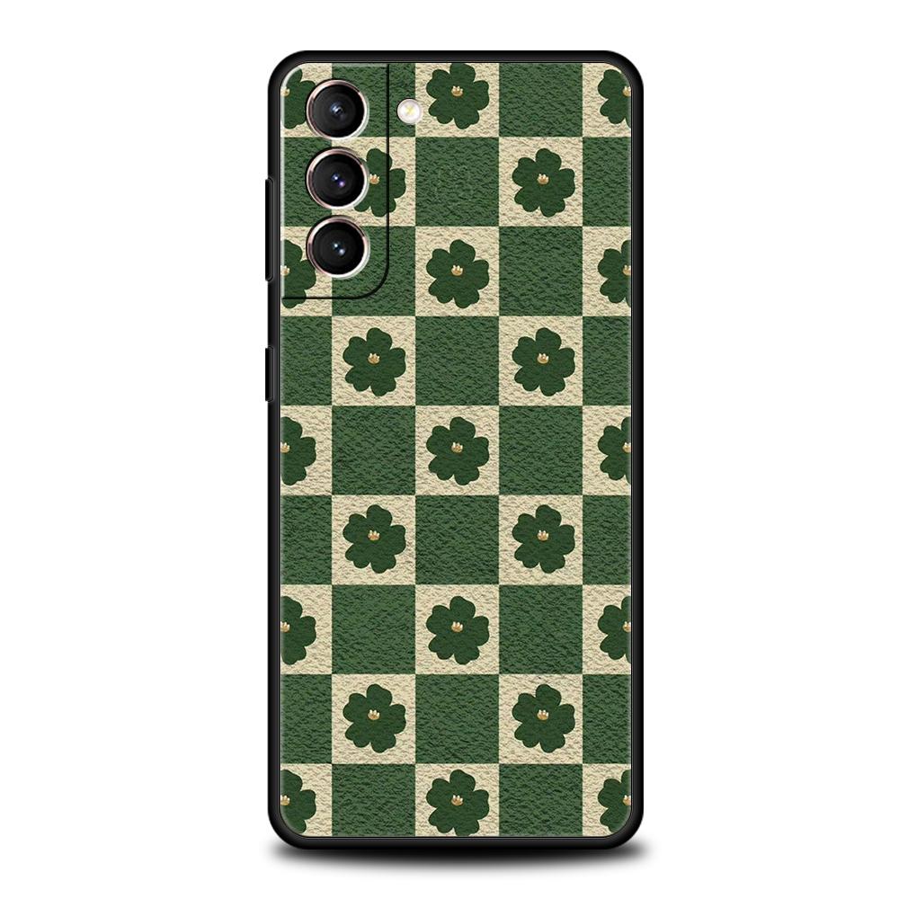 Schachbrett Kunst Handyhülle Für Samsung Galaxy S25 Edge S24 S23 S22 Ultra S20 S21 FE 5G S10 S9 Plus S10E Weiche Hülle