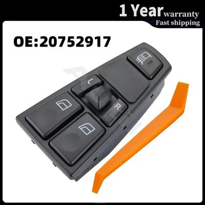 Driver Side Master Window Switch 20752917 for Volvo FM12 VNL Truck 2005-2016 Electric Lifter Control Button Car Accessories