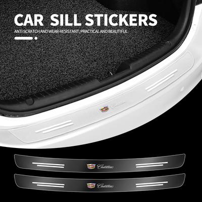 Transparent Rear Guard Plate Sticker Decoration Auto Accessory For Escalade CTS ATS SRX STS XT5 XT4 XT6 XTS CT4