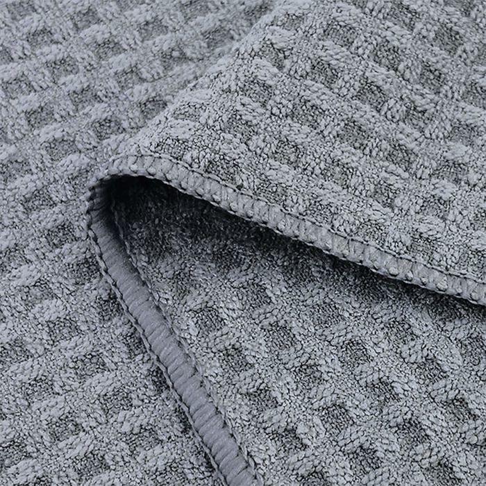 Torchons De Cuisine - Polyte - Microfibres Ultra Premium - 30,5x30,5 Cm - Gris - Absorbants