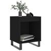 Nightstands (2 Pcs) Black 40 X 35 X 50 Cm Engineered Wood