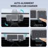 2in1 Handyhalterung für Lüftungsschlitz im Auto Schnelllade-Autoladegerät Automatisch drehbar Faltbare Smartphone-Halterung für Samsung Galaxy Z Fold 6 Flip 6