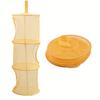 1pc Storage Basket Wall Cabinet Hanging Bag Storage Three-Layer Storage Basket Used for Wardrobe Storage