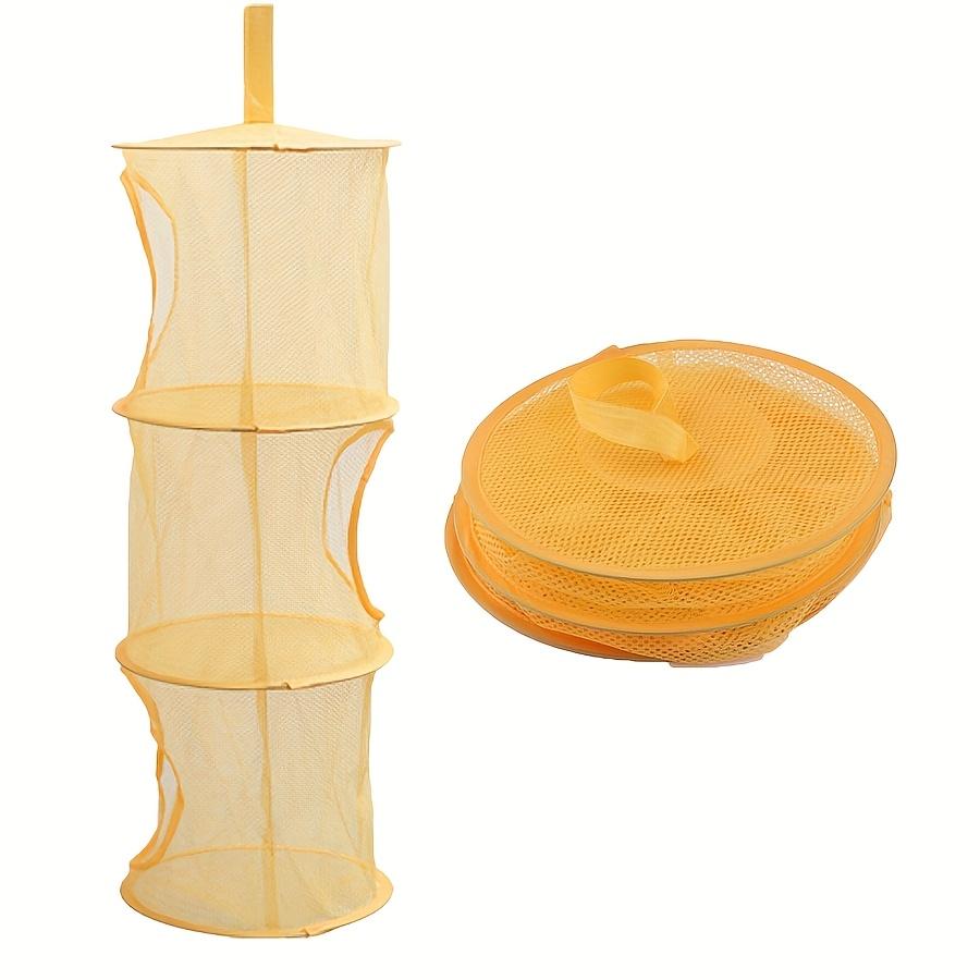 1pc Storage Basket Wall Cabinet Hanging Bag Storage Three-Layer Storage Basket Used for Wardrobe Storage