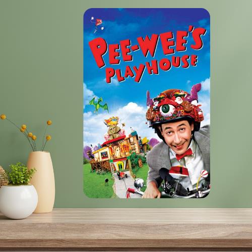 Pee Weeaposs Playhouse Metal TV Show Poster Sign 20x30cm(7.8x11.8inch)