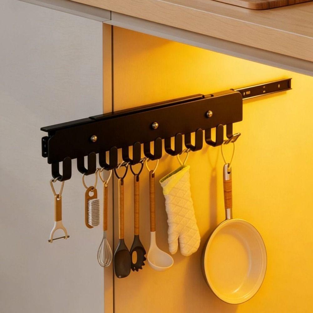 Space Saving Underwear Storage Hanger Pull-out Clothes Drying Rack Wardrobe Organizer Bathroom