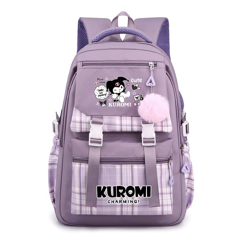 Kulomi Backpack for Elementary School Students, Korean Version, Cute Cartoon Girl, JK Backpack, Melody Junior High School Backpack for Girls