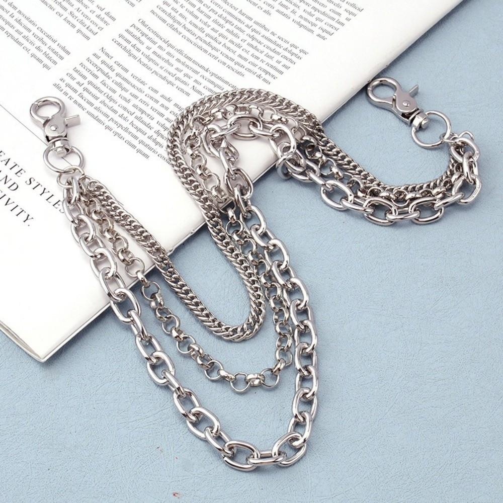 Metal Pants Chain Punk Rock Belt Chain Retro Jean Chain for Women Men