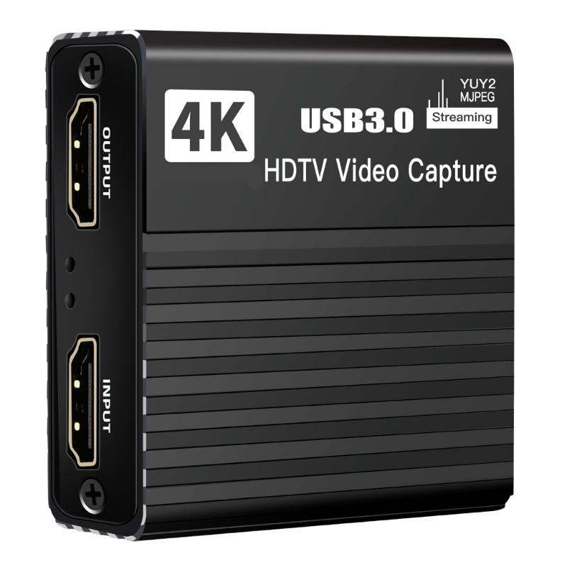 

USB 3.0 Video Capture Card 4K HDTV 1080P 60FPS Live Recorder Grabber Capture Video Sound Capture Recording Device 1