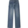 EICHITOO Women's Slit Hem Wide-Leg Jeans