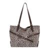 Leopard Design Handbag For Women Oversized Tote With Inner Pocket For Casual Outings
