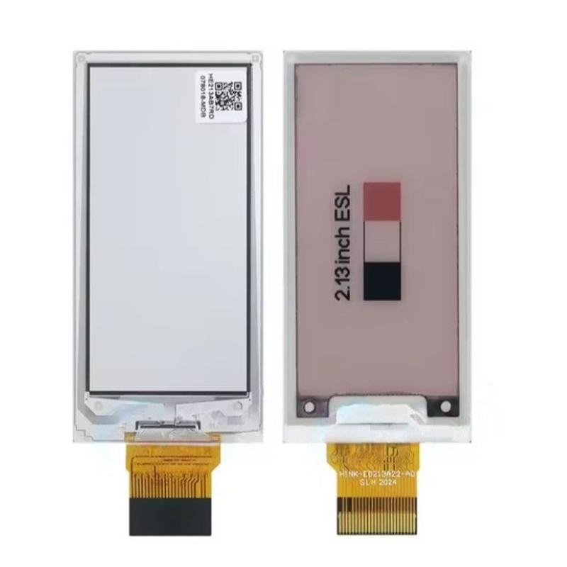 2.13Inch Electronic Paper Display Low Power Usage Wide Visibility Portable Construction Not Toxic Components